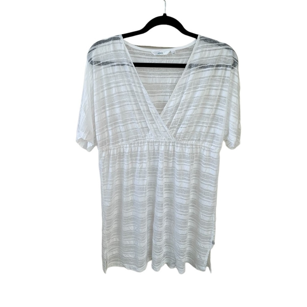 LA VIE EN ROSE AQUA White Swimwear Coverup M